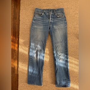 Levi's Vintage Blue Straight Leg Jeans